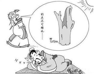 朽木不可雕的故事