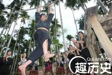 在黎族传统的体育竞技中有哪些田径项目