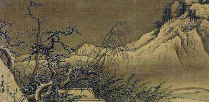 夏圭：南宋四大家之一，绘画技法被称作&ldquo;拖泥带水皴&rdquo;