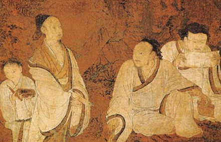 《授经图》:隋代画家展子虔所作,唯一存世的两幅作品之一